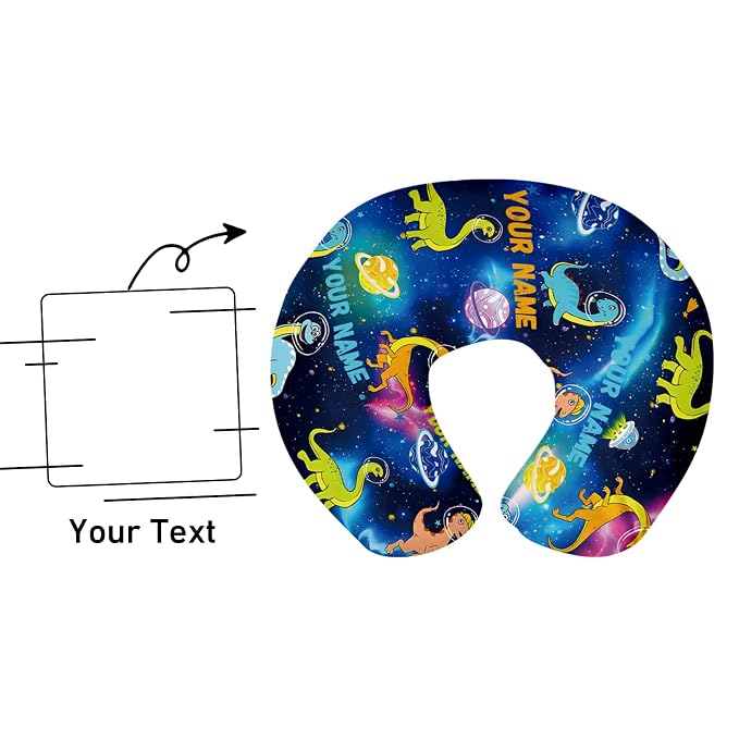 Dyoart Baby Nursing Pillow Cover-Personalized Gifts,Soft Snug Fits On Infant Boys Girls,Custom,Breathable,Feeding Position Support,Dinosaur(one Size)