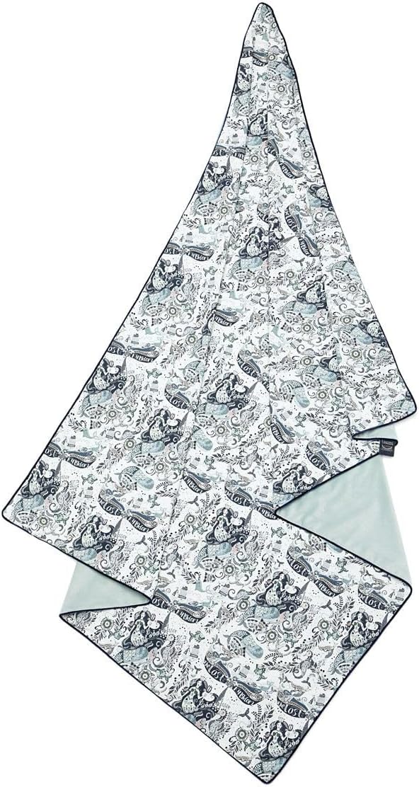 La Millou Medium Light Velvet Blanket, Lost Kngdom - Smoke Mint