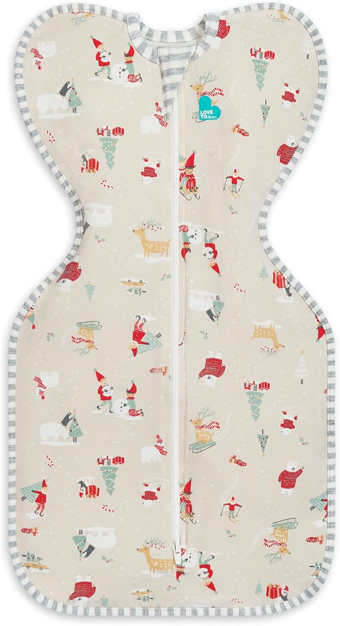 Love to Dream Swaddle UP, Baby Sleep Sack, Self-Soothing Swaddles for Newborns, Improves Sleep, Secure Fit Helps Calm Startle Reflex, New Born Essentials for Baby, 8-13 lbs, Beige