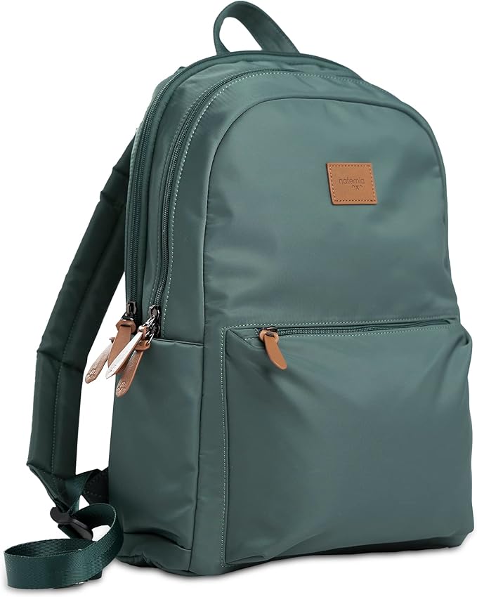 Natemia Diaper Backpack - Water-Resistant Baby Diaper Bag with Pockets, Stroller Straps, and Portable Changing Pad Included