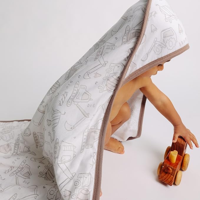 Copper Pearl Premium Knit Hooded Bath Towel Gage