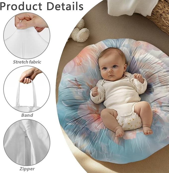 Hummingbird Nursing Pillow Cover Case Plush Breathable Breastfeeding Pillow Slipcover Fits Nursing Pillow Super Soft Snug Positioners for Baby Boy Baby Girl Nursing Covers