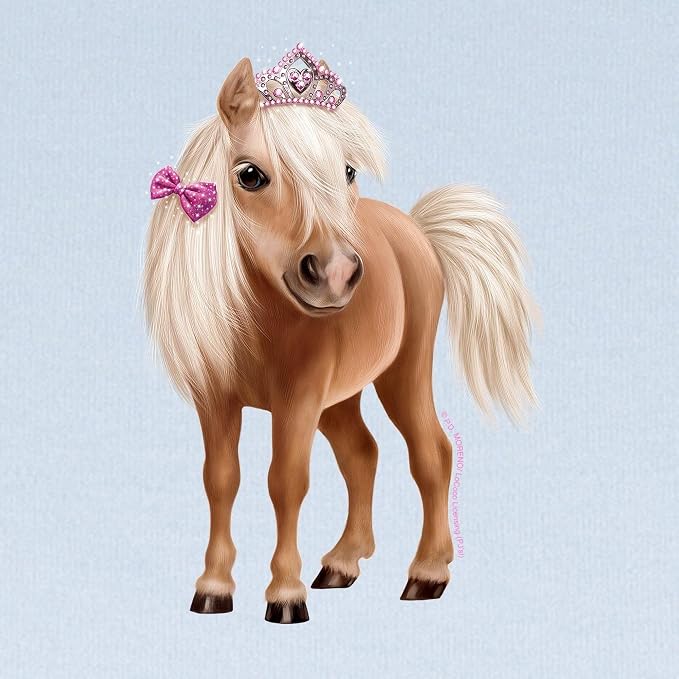 CafePress PD Moreno's Horse Wearing A Tiara Baby Blanket, Super Soft Newborn Swaddle