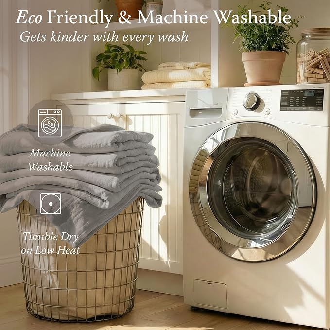 Threadmill Queen size blanket| 4 Layer Cotton Gauze Blankets | Pre Washed, Lightweight, Breathable, and Cozy for All Seasons | Versatile Muslin Blanket for Couch, Bed, or Outdoor Picnic Use|Light Grey