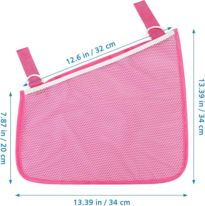 Accmor Universal Stroller Organizer, Side Sling Stroller Organizer, Mesh Cargo Net Stroller Storage Caddy Accessories, Stroller Bag Accessories Fits for Uppababy, Nuna, Baby Jogger, Doona Strollers