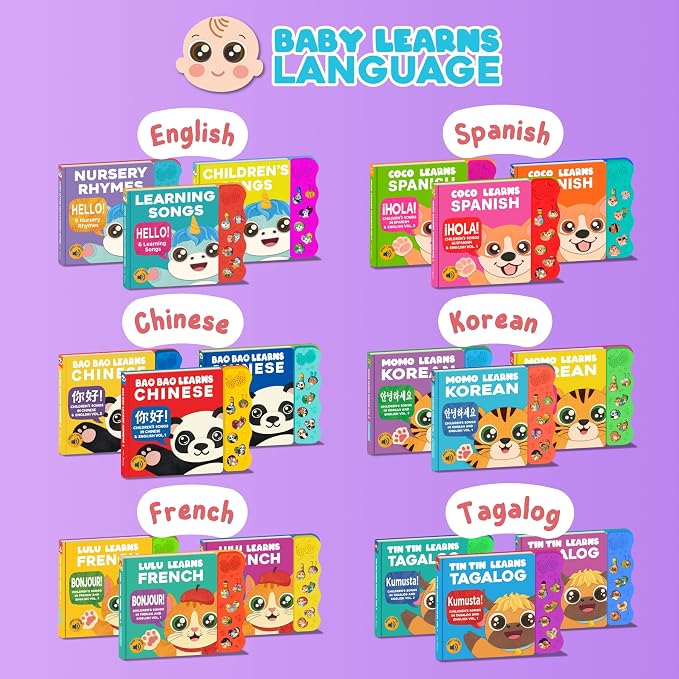 Astro Learns English Nursery Rhymes — Musical Toys & Interactive Sound Board Books for Toddlers 1-3, Singing & Nursery Rhymes for Babies, Educational Talking Musical Toy, Sing Along Songs
