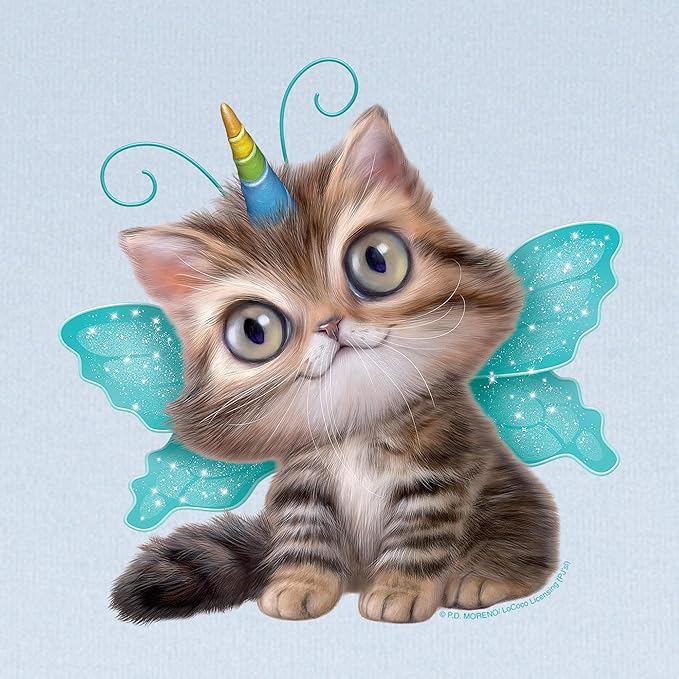 CafePress PD Moreno's Cat Unicorn Baby Blanket, Super Soft Newborn Swaddle
