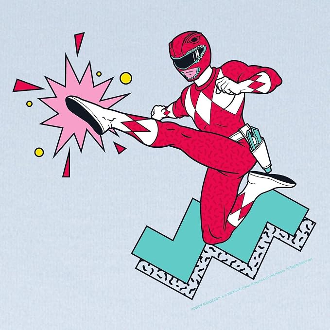 CafePress Power Rangers Red Ranger Kicking Baby Blanket, Super Soft Newborn Swaddle