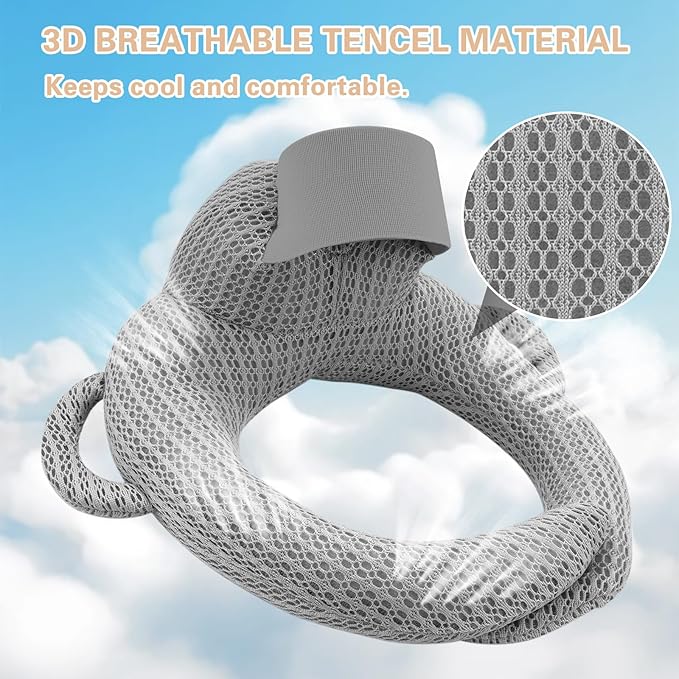 kornsurte Baby Feeding Pillow, Ergonomic Feeding Aid for Bottle Feeding (Grey)