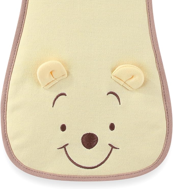 Disney Baby Winnie the Pooh Burp Cloths 3 Pack Soft Absorbent 20" x 10" Leakproof Burping Rags for Newborn and Infants