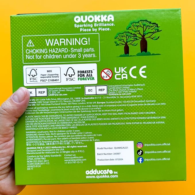 QUOKKA Travel Magnetic Puzzles for Toddlers 1-3 – 20+Pcs Australia Game with Extra-Long Play Book – Fun Travel Game Toy for Kids Ages 3-5 – Strong Magnets for Car Activities – Fun Toddler Puzzle 2-4