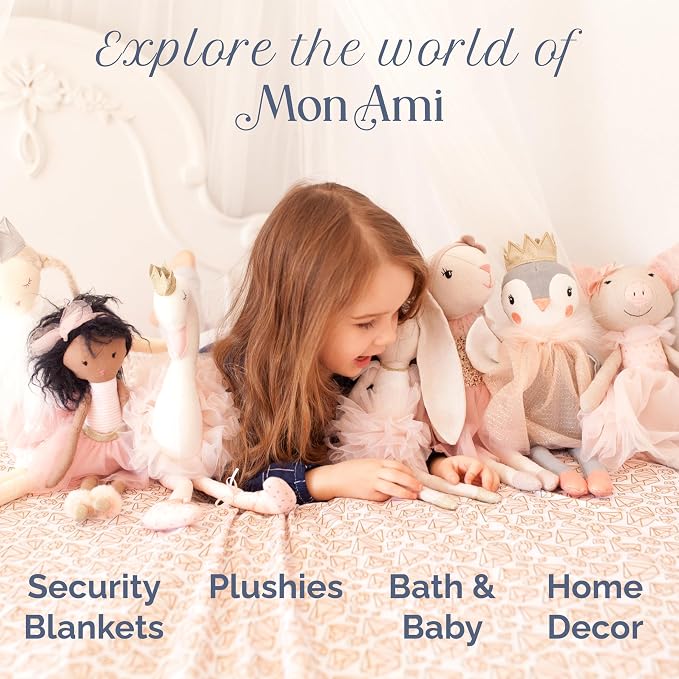 MON AMI Muslin Burp Cloths for Baby – 100% Cotton Burping Cloths for Babies, Extra Absorbent, Ultra-Soft, Baby Essentials