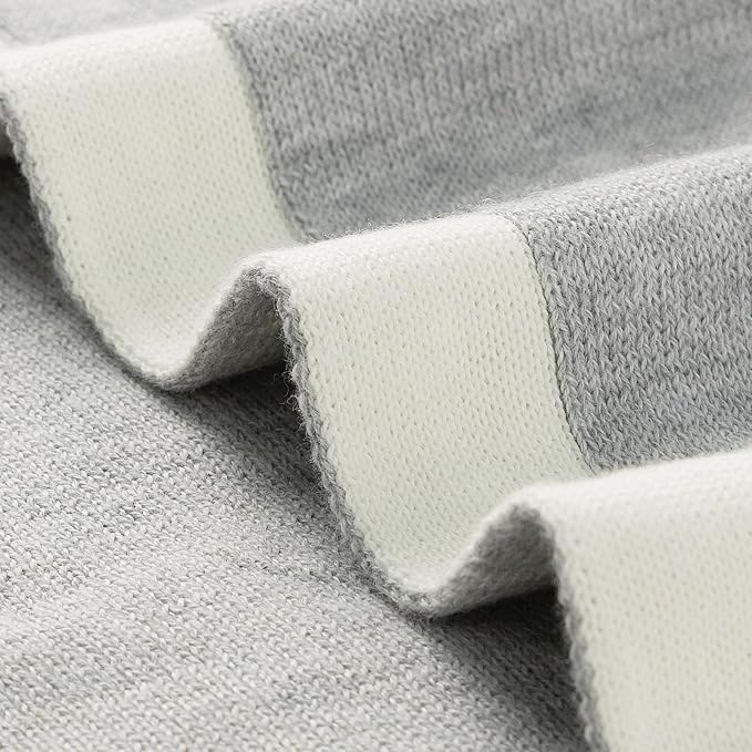 100% Cotton Baby Blanket Ultra Cozy Soft Newborn Swaddle for Boys and Girls, Gentle on Skin, Machine Washable Perfect Registry Essential Marshmallow Gray