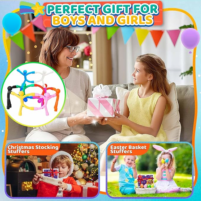 Magnetic Travel Toys Easter Basket Stuffers for Toddler Kids, Fidget Toys Airplane Car Travel Activities Essential,Road Trip Sensory Toy Magnet People Men,Gifts Toys for 3 4 5 6 7 8 Year Old -20PCS