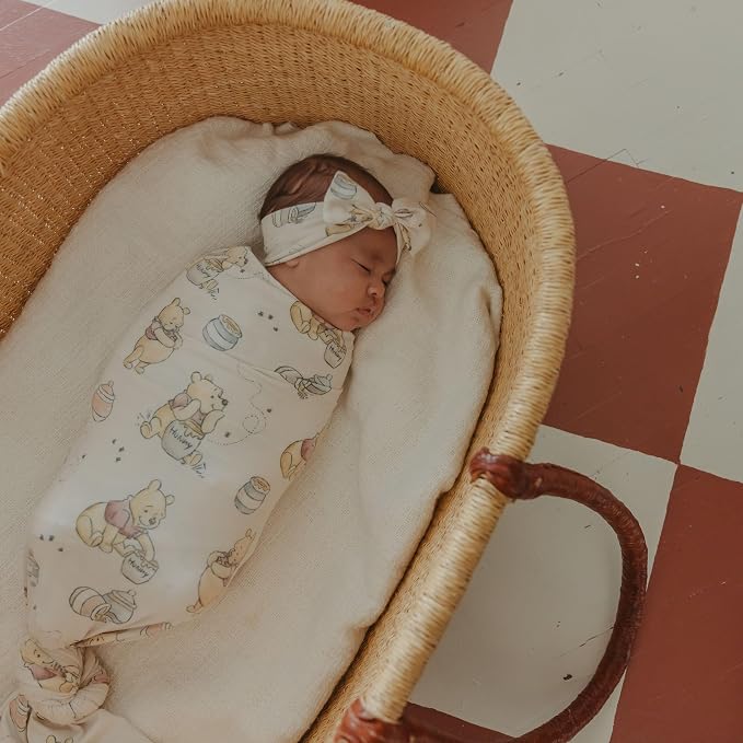 Copper Pearl Large Premium Knit Baby Swaddle Receiving Blanket Hunny