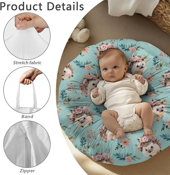 Hedgehog Breastfeeding Pillow Cover Nursing Pillow Cover Pillow Slipcover Detachable Nursing Pillow Protective Cas Baby Feeding Supplies Soft and Cozy Cover