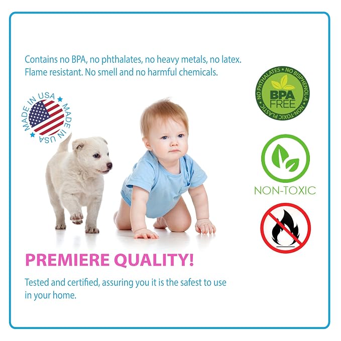 KidKusion Soft Seat Hearth Pad | Made in USA | Brown | 90" x 14" | Fireplace and Hearth Protection