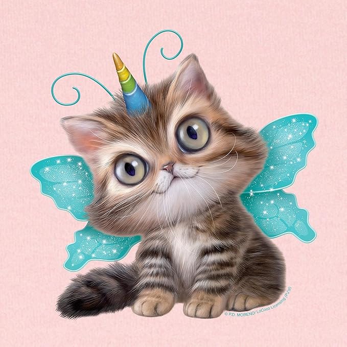 CafePress PD Moreno's Cat Unicorn Baby Blanket, Super Soft Newborn Swaddle
