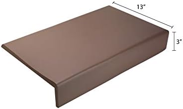 Kidkusion Soft Seat Edge Cushion | Made in USA | 36" | Brown | Fireplace Safety Cushion | Hearth Pad