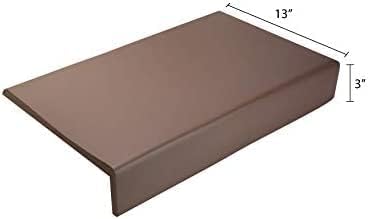 Kidkusion Soft Seat Edge Cushion | Made in USA | 42" | Brown | Fireplace Safety Cushion | Hearth Pad