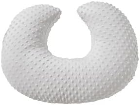 Dots Nursing Pillow Cover, Case Plush Breathable Breastfeeding Pillow Slipcover Fits Nursing Pillow, Super Soft Snug Positioners for Baby Boy Baby Girl (Bright White)