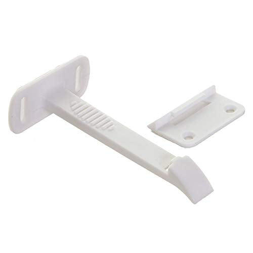 Dreambaby Adhesive Safety Latches for Cabinets & Drawers - Extra Long, 4 Pack