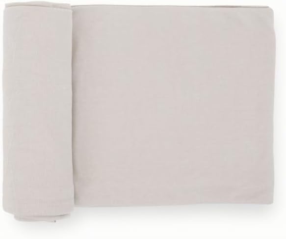 Little Unicorn Premium Stretch Knit Swaddle Blanket | Super Soft with Optimal Stretch & Breathability for swaddling (Pebble)
