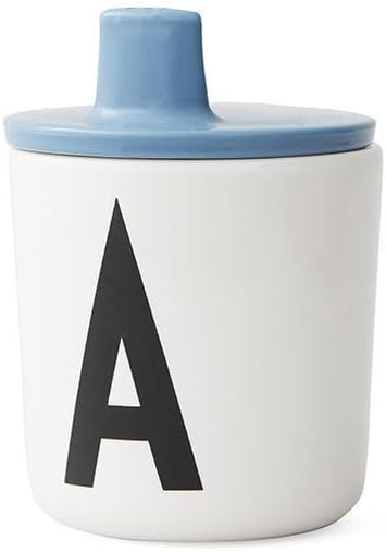 Design Letters Sippy Cup Lids for Melamine Cups Designed in Denmark | Durable Drink Lid for Babies, Toddlers & Kids | BPA & BPS Free, Food Safe Toddler Sippy Cup Lids | Dishwasher Safe Tight Fit Lids