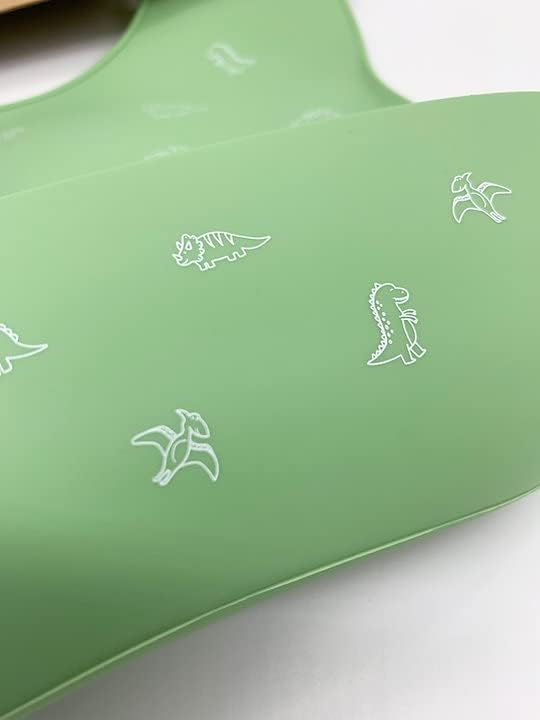 Silicone Baby Bibs Adjustable Fit Baby Bib Waterproof Bibs Baby Eating Supplies Feeding Supplies