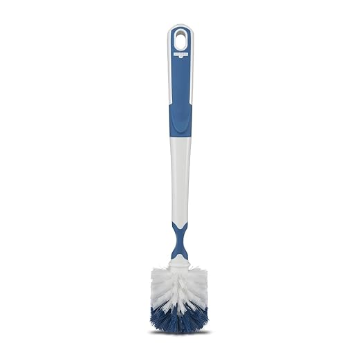 Unger 16??Flexible Glass and Bottle Scrub Brush, Extra-Long, Non-Scratch Cleaning Scrubber for Water Bottles, Travel and Coffee Mugs, Pitchers, Vases, Decanters, Glassware