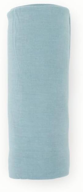 Little Unicorn Premium Stretch Knit Swaddle Blanket | Super Soft with Optimal Stretch & Breathability for swaddling (Harbor)