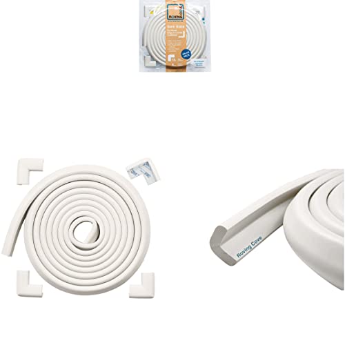 27ft Edge 4 Corners - Bundle & Save - RovingCove HeftyFit Edge Corner Guards, Oyster White