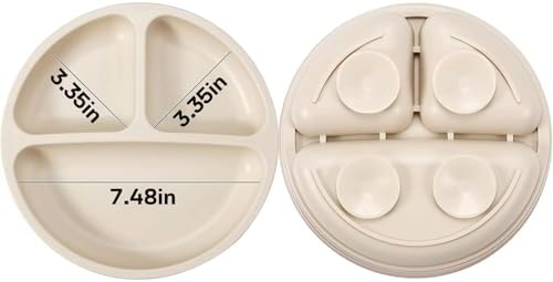PandaEar 3 Pack Toddler Plates & Baby Bowls