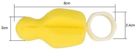 Cindy&Will 10Pcs BPA Free Nipple/Baby Milk Bottle Pacifier Sponge Cleaning Brushes Cleaner Set for All Wide and Standard Nipples, Assorted Color
