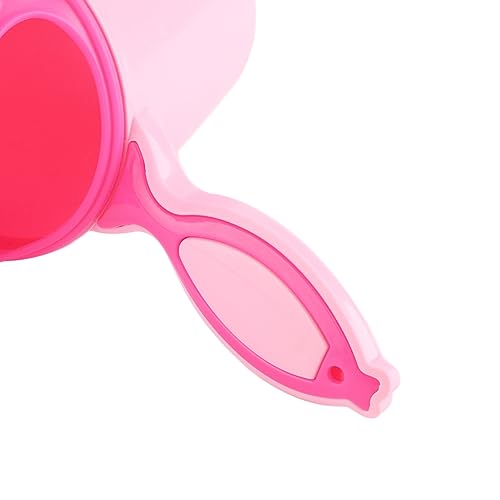 Keenso Kids Shampoo Rinse Cup, Pink Removable Design Hair Washing Cup for Children's Shower