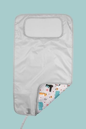 Hamur Home Portable Changing Pad ??Waterproof, Washable & Easy Wipe Clean, Foldable Travel Baby Changing Mat for Diaper Bag, Compact & Lightweight, Must-Have for Newborns (Animal Pattern)