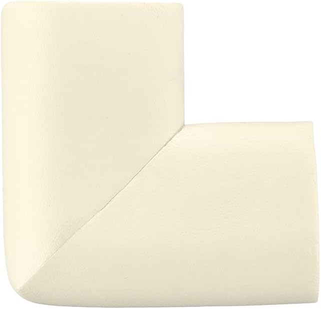 uxcell Corner Guards Edge Protectors, 4Pack Foam Safety Bumper L Shape, 55mm/2.16"(L) for Furniture Corner Table Edge Guard, White