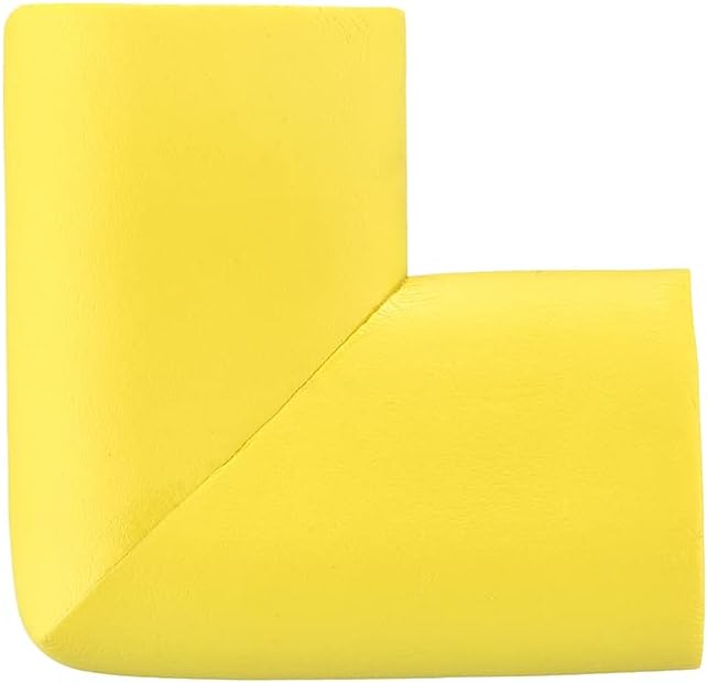 uxcell Corner Guards Edge Protectors, 4Pack U Foam Safety Bumper W Self-Adhesive Tape Furniture Corner Table Edge Guard, 2.16"x1.38"x0.315", Yellow