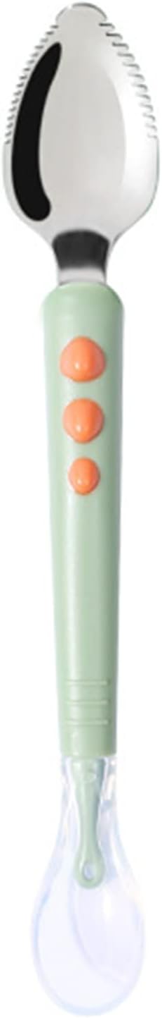 Lightweight Mud Silicone Puree Scrapping Spoons Scraping Practical Fruit Scraper Food Fruits 20.5cm/8-inch Length Gift Small Silicone Spoons for Eating