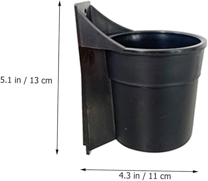 WOONEKY Portable Outdoor Cup Holder for Chair Compact Baby Bottle Rack Anti Spill Beverage Holder for Strollers Wheelchairs Cinema Seats 5.11X4.33X6.69In