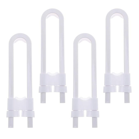 Abaodam 4-Pack Childproof Cabinet Locks Babyproof Drawer Locks for Toddler Safety for Kitchen Cupboard U-Shaped Sliding Latches Easy Installation