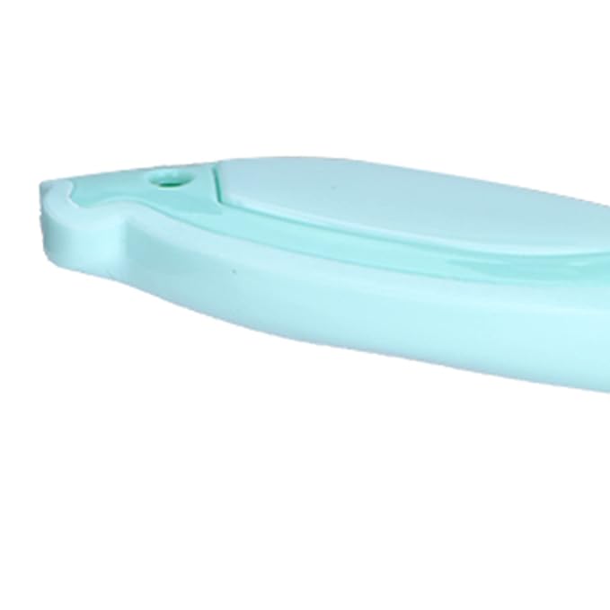 Sorandy Baby Shampoo Cup, Cute Fish Handle Hair Rinser, Kids Bathing Rinser with Detachable Design for Easy Cleaning & Eye Protection (Green)