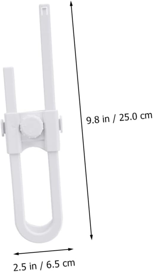 FAVOMOTO 4pcs Shaped Protective Lock for Cabinets Easy Install Childproof Drawer Lock Range No Drilling Required