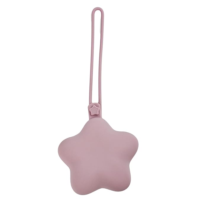 Star Shaped Pacifier Holder Case Silicone Keep Pacifiers Portable & Lightweight for Newborns Baby Boys and Girls