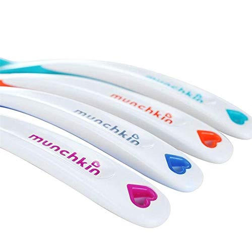 Munchkin® White Hot® Safety Baby Spoons, BPA Free, 4 Pack, Polypropylene