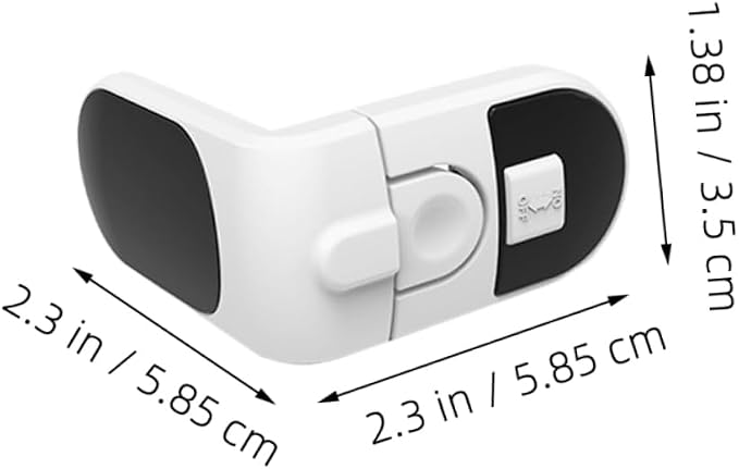 16pcs Childproof Cabinet Locks Safety Latches for Drawers Cupboards Refrigerators Prevent Finger Pinching Keep Boys and Girls