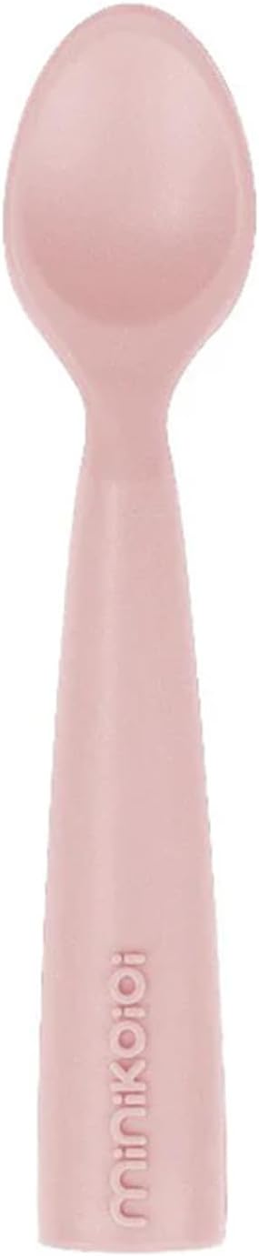 MinikOiOi Scooper 100% Silicone Spoon 6 m+ (Pink)