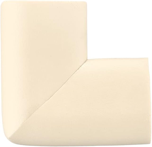 uxcell Corner Guards Edge Protectors, 12Pack U Foam Safety Bumper W Self-Adhesive Tape Furniture Corner Table Edge Guard, 2.16"x1.38"x0.315", Beige