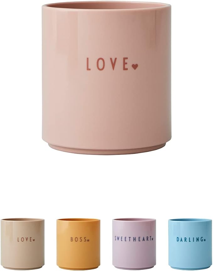 Design Letters Mini favourite Tritan sippy cup for kids (Nude) | Feeding cups for toddler | Perfect Sippy cups for 1+ year old | BPA-free , BPS-free, drop-safe & dishwasher safe