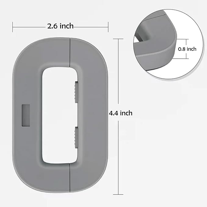 Self-Adhesive Fridge Lock Latch System, Fridge Lock, Refrigerator Lock for Kids, Multifunctional Anti-Pinch Cabinet Door Lock, for Prevent Protect Children Search The Refrigerators (White2Pcs)